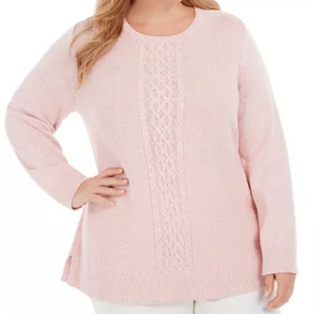 CABLE KNIT SWEATER